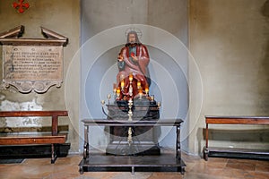 Antique statue of Jesus photo