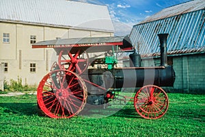 Antique 1902 Steam Engine Tractor, Columbus Indiana, USA