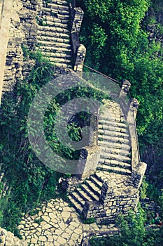 Antique stone staircase