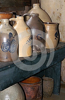 Antique Stoneware Jugs photo