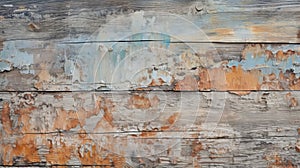 Antique Style Wood Panel With Peeling Paint - Hd Texture