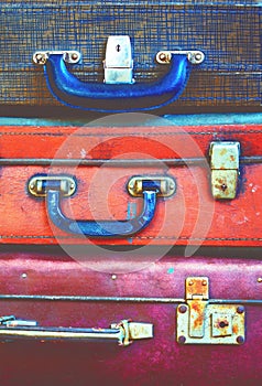 Antique Suitcases, ÃÂ¾ld Vintage trunks