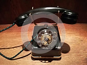 Antique telephone receiver