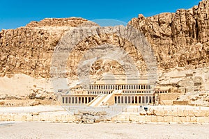 The antique temple of female pharao Hatchepsut near Luxor in Egypt