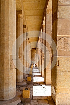 The antique temple of female pharao Hatchepsut near Luxor in Egypt