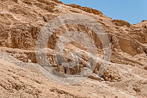 The antique temple of female pharao Hatchepsut near Luxor in Egypt