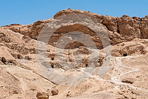 The antique temple of female pharao Hatchepsut near Luxor in Egypt