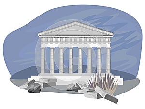 Antique Temple Ruins