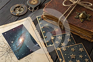 Antique textures and backgrounds with space