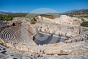 Antique Theatre in the ancient Lycian city of Patara, Turkey