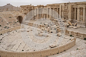 The antique Theatre of Palmyra, Syria