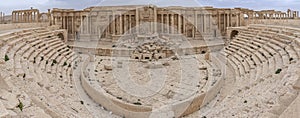 The antique Theatre of Palmyra, Syria