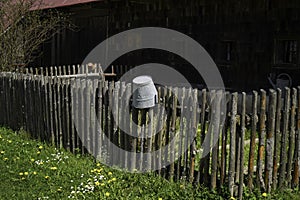 Antique things in an old house