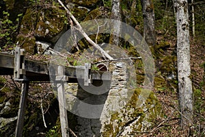 antique things in an old house