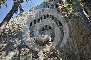 Antique Thracian Sanctuary Eagle Rocks near town of Ardino, Kardzhali Region