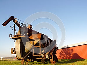 Antique Threshing Machine