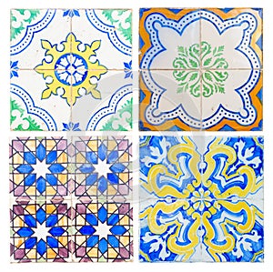 Antique tiles of Sintra photo