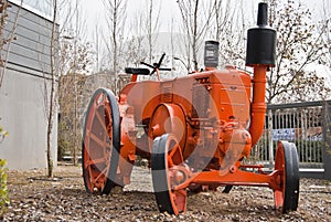Antique tractor photo