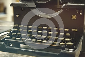 Antique typewriter