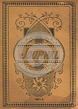 Antique Vintage Diary Journal Book Cover