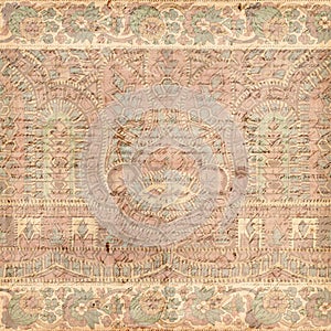 Antique Vintage paisley indian background