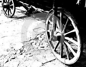 Antique Wagon Wheels