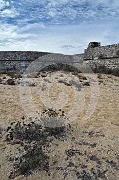 Antique Walls of Rato Fort in Tavira photo