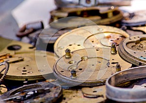 Antique watch parts