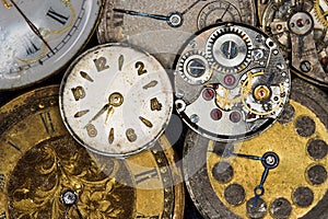 Antico un orologio 