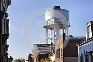 The antique water tower of Vianen in the Netherlands
