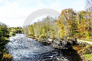 Antique water tunnel for old mill