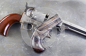 Antique Wild West Pistols