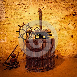 Antique Wine Press