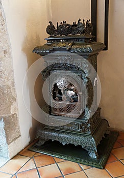 Antique woodburning stove