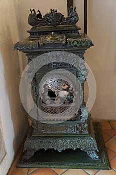 Antique woodburning stove