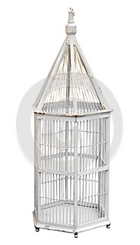 Antique wooden Birdcage