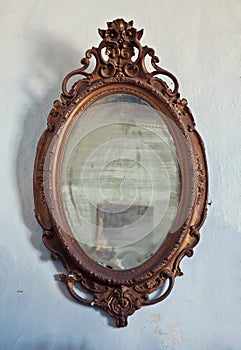 Antique wooden frame