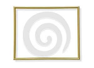 Antique wooden frame  isolated