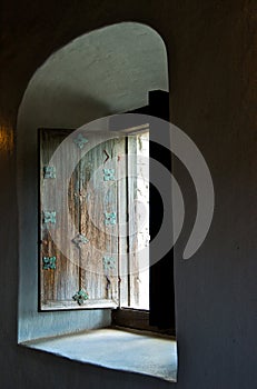 Antique Wooden Window Shutter