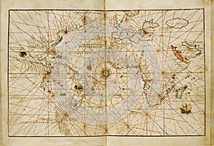 Antique world map img