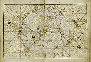 Antique world map