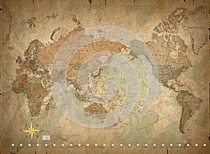 Antique world map