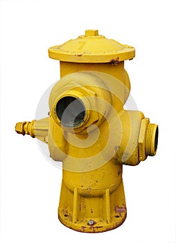 Antique Yellow Fire Hydrant