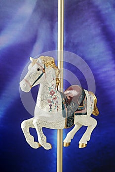 Antiqued Carousel Horse