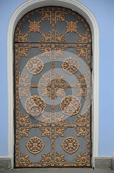 Antiqued door in Kiev