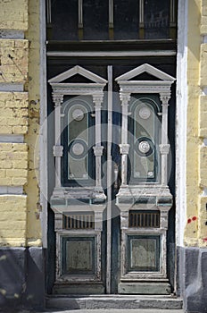 Antiqued door in Kiev