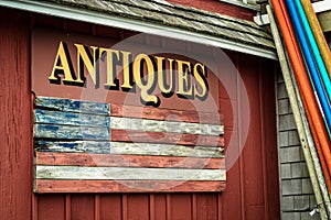 Antiques Sign