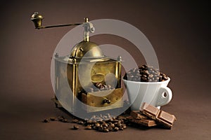 Antiquity coffee machine photo