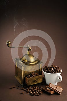 Antiquity coffee machine