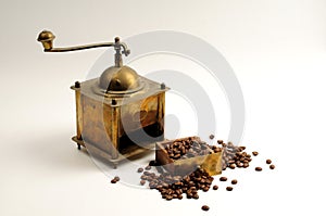 Antiquity coffee machine photo